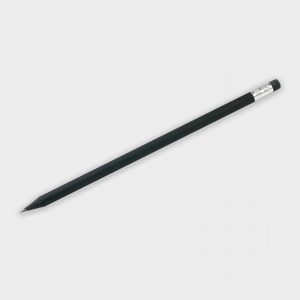 The Green & Good  sustainable wooden eco pencil with eraser, Black