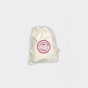The Green & Good 100% unbleached natural cotton drawstring pouch / bag
