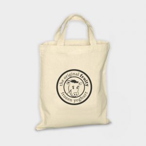 The Green & Good Small unbleached cotton bag, ideal for snacks or sandwiches