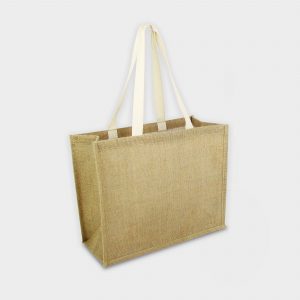 The Green & Good Budget jute shopper bag with soft shoulder handles