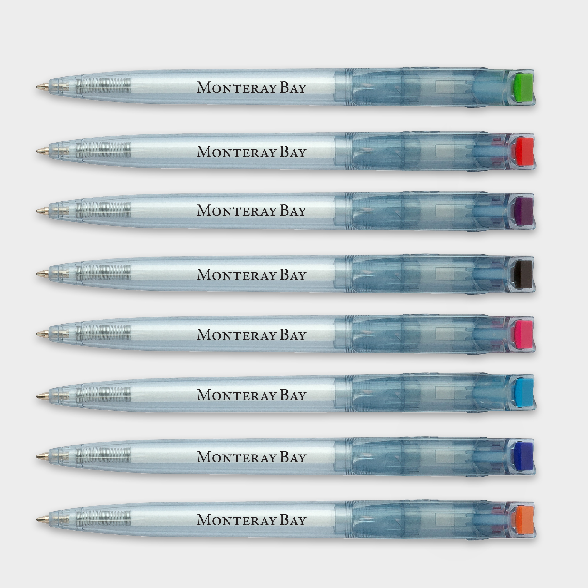 Litani Kugelschreiber blau-transparent - recycelt