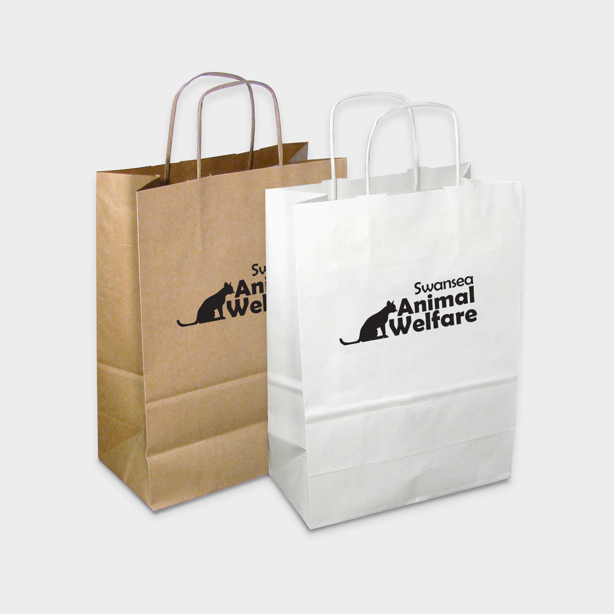 Nachhaltige Boutique-Papiertasche - medium