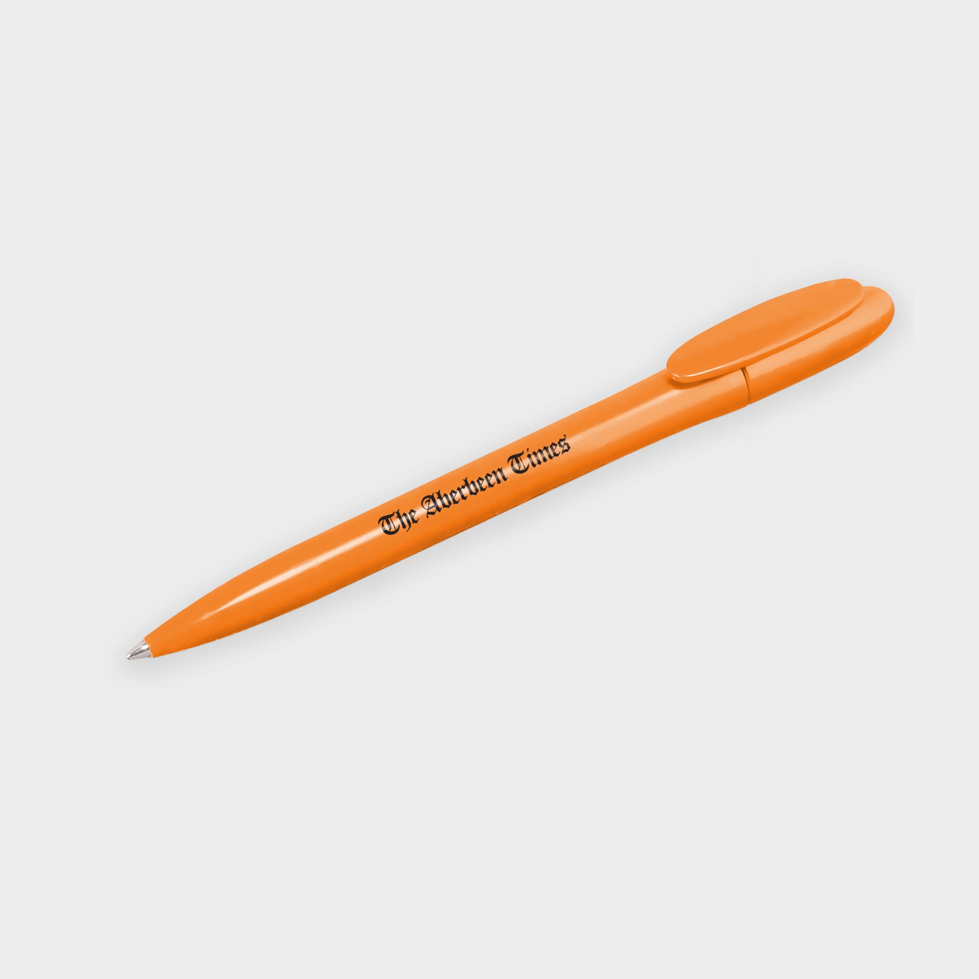 The Green & Good Realta ballpen. It is made in the EU from recycled plastic. Available in a variety of colours with a twist action mechanism. Comes with black ink as standard. One of our bestsellers. Orange