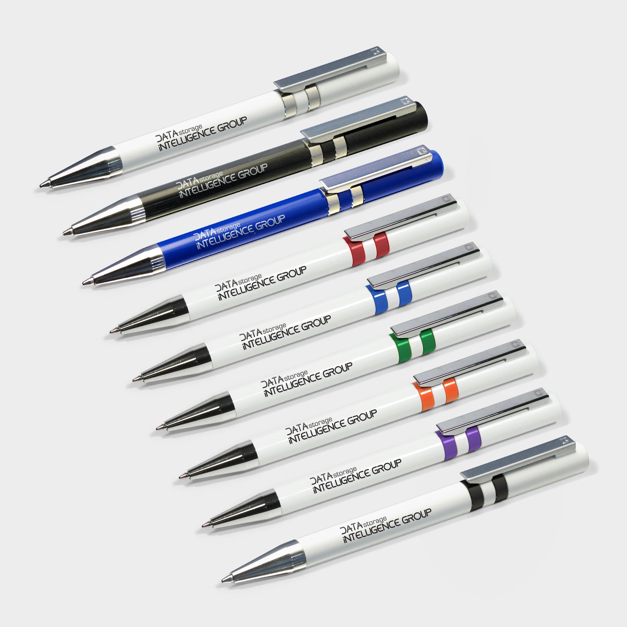 The Green & Good Ethic Pen made from recycled plastic. Stylish executive pen with chrome tip and various colour upon request. Black ink as standard.