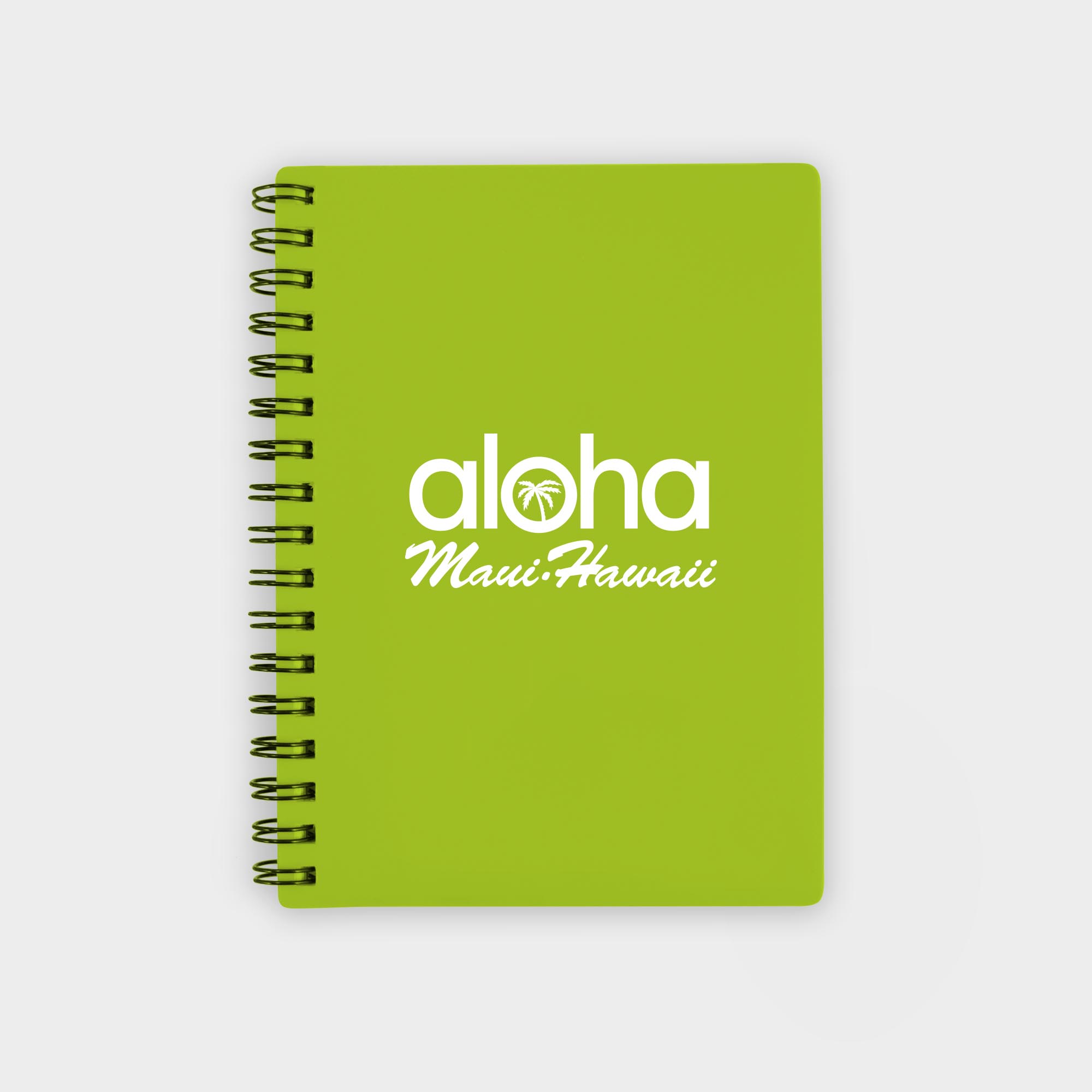 The Green & Good Polypropylene Notebook comes with recycled paper - size A6. The front and back cover is made from recycled polypropylene (500 microns), the sheets are 80gsm. Comes wirebound with 50 sheets as standard. Please contact us if you require a bespoke number of sheets. Light Green