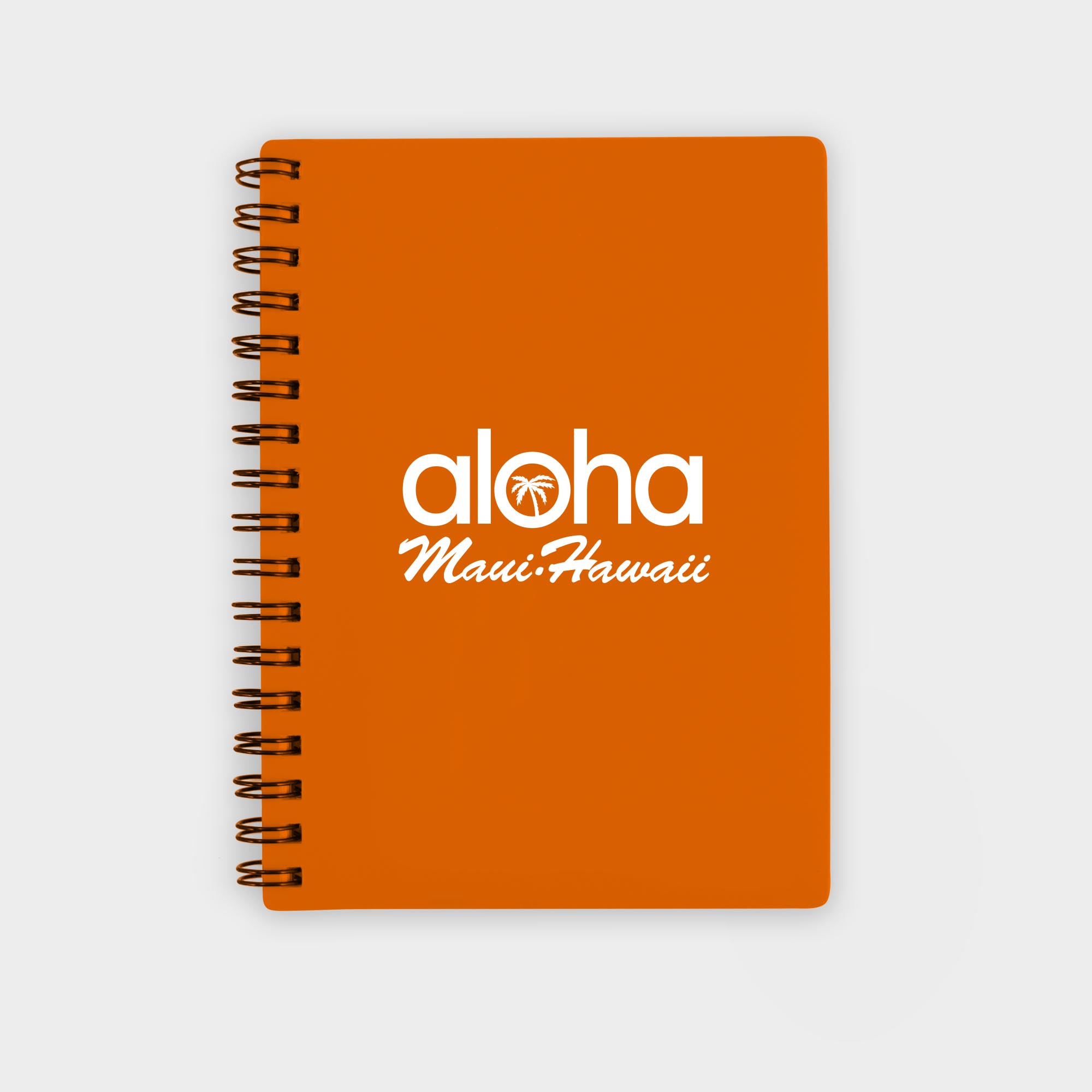 The Green & Good Polypropylene Notebook comes with recycled paper - size A6. The front and back cover is made from recycled polypropylene (500 microns), the sheets are 80gsm. Comes wirebound with 50 sheets as standard. Please contact us if you require a bespoke number of sheets. Orange