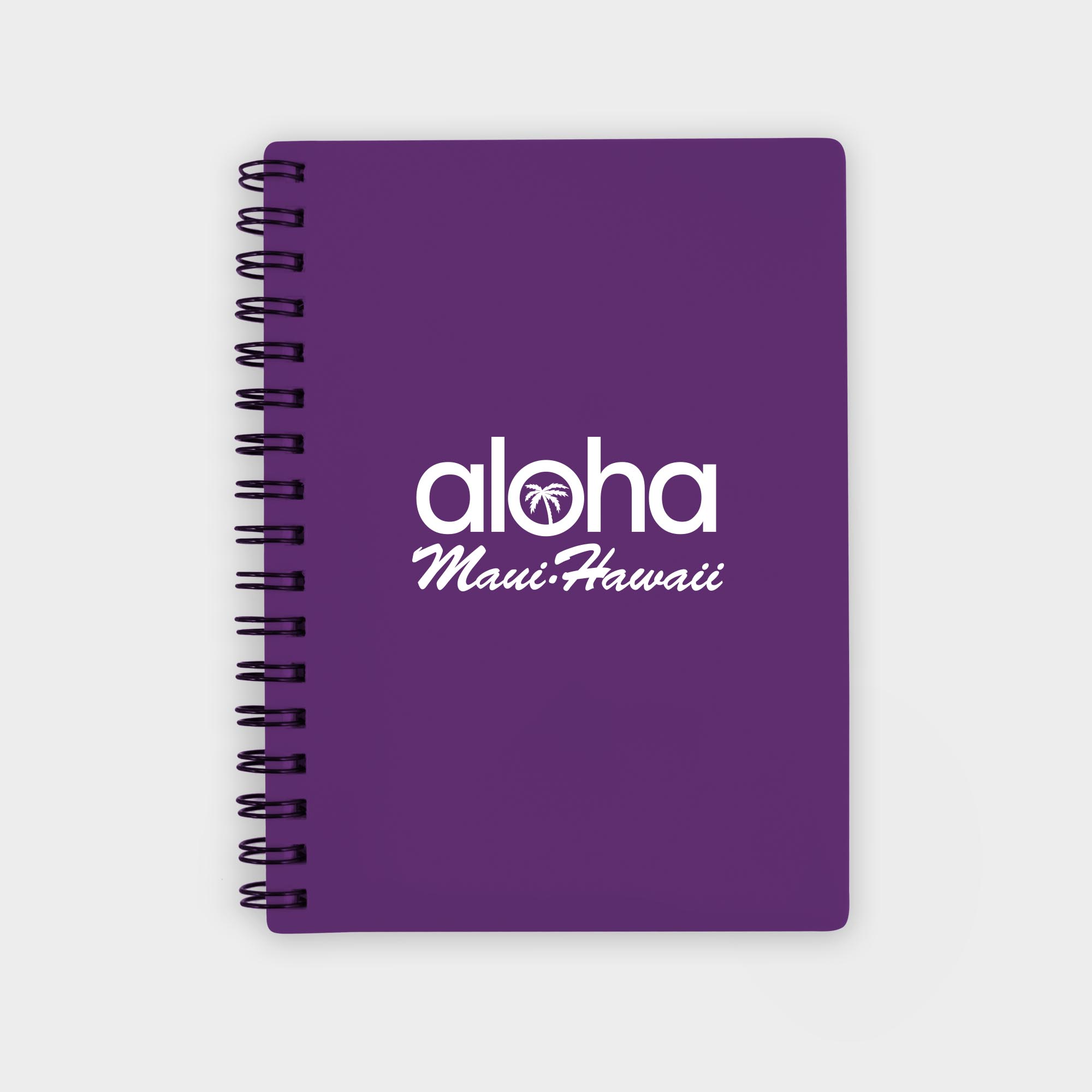 The Green & Good Polypropylene Notebook comes with recycled paper - size A6. The front and back cover is made from recycled polypropylene (500 microns), the sheets are 80gsm. Comes wirebound with 50 sheets as standard. Please contact us if you require a bespoke number of sheets. Purple