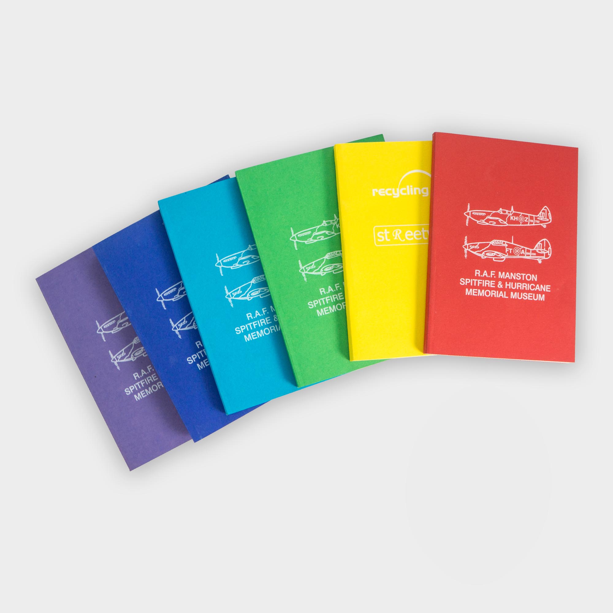 The Green & Good A4 Perfect Bound Notebook made from recycled till receipts. 170gsm recycled coloured cover with 50 sheets of white 80gsm recycled paper. Plain paper content as standard. Lined and squared paper are optional.