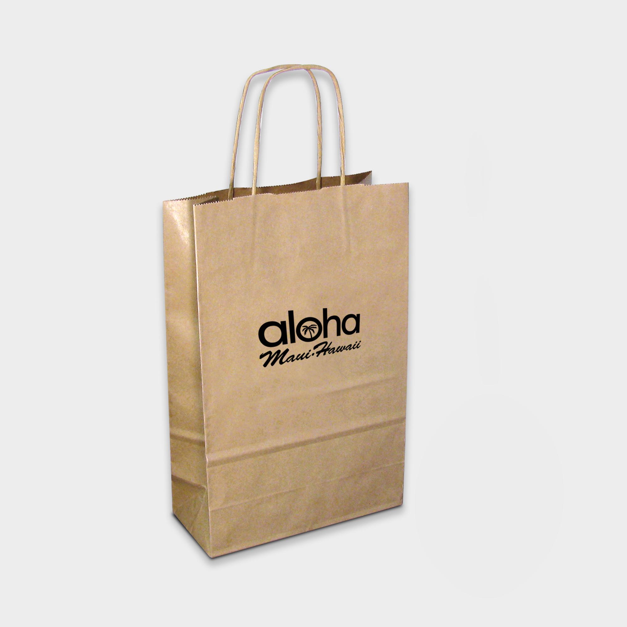 The Green & Good Kraft Bag is made using sustainable paper. The twisted "cord" handles are made from 100% sustainable paper and the bag is available in both brown and white. Made in the EU. 100gsm. Brown