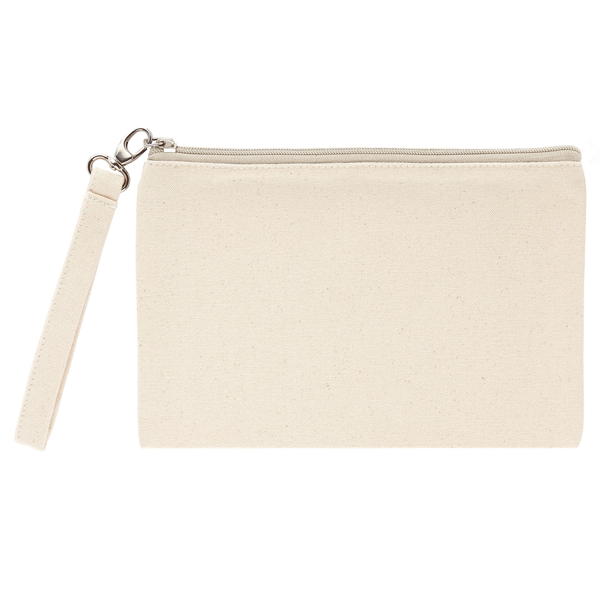 The Green & Good Ascot Cosmetics Pouch is made from Fairtrade & Organic cotton canvas which is natural and unbleached. Practical and chic, it comes with 3 different zip options (natural, black or navy). Quality chrome clip and detachable cotton handle. Ethically produced in India in an audited factory. 10oz / 280gsm Fairtrade & Organic cotton.