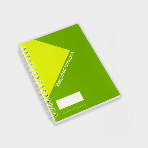 Wirebound Full Colour Notebook A6 - Cahier recyclé