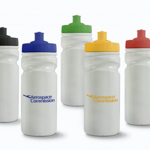 The Green & Good Sports-Bottle made from biodegradable plastic. An eco-friendly and reusable water bottle with 500ml capacity. Great print area and practical finger grip handle. Made in the UK and comes with a recyclable coloured lid as standard. Not suitable for hot liquids. Lid is available in up to 11 different colours.