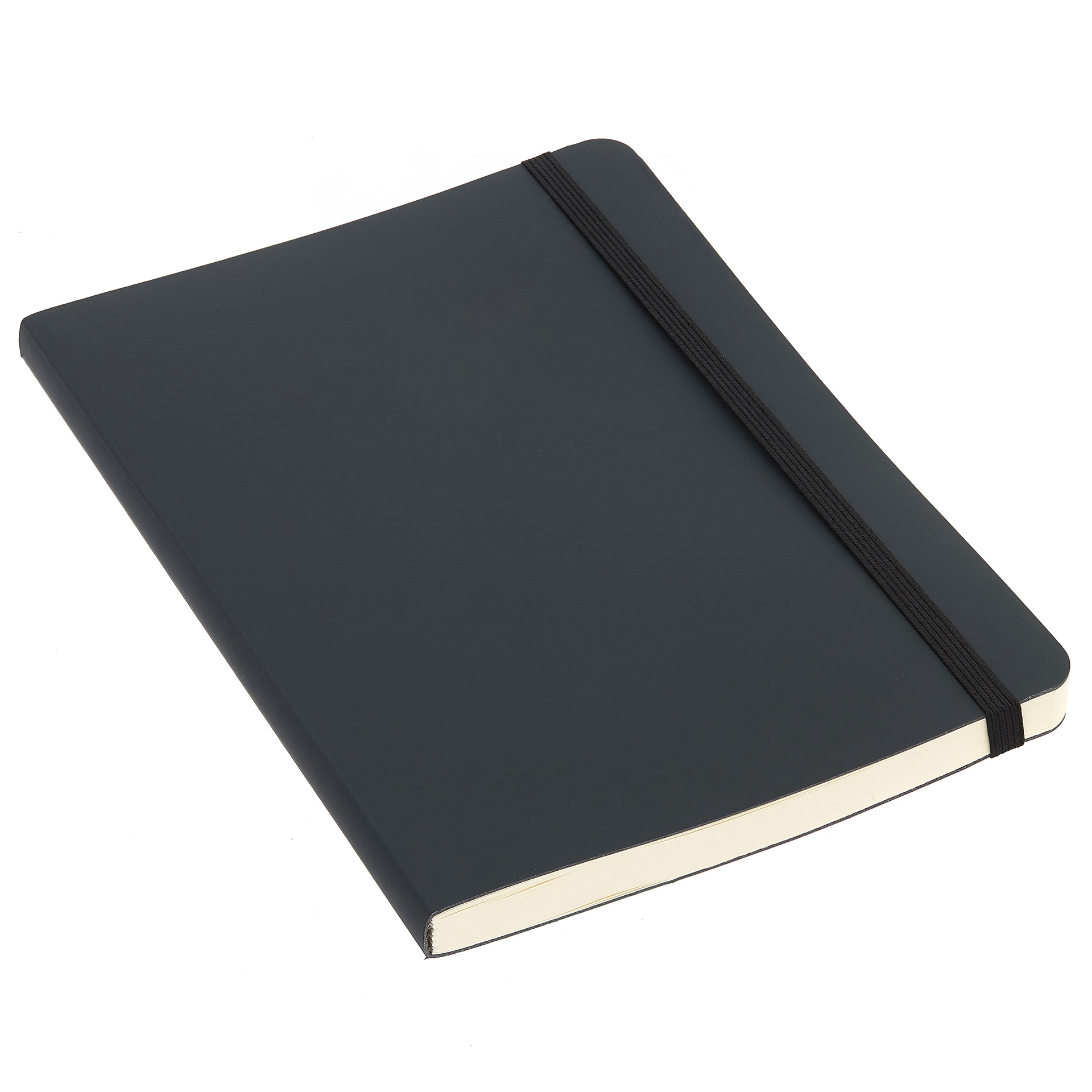 Contemporary notebook with covers made from recycled leather fibres which are Oekotex certified. Made in the EU, this notebook has a great feel is and is beautifully finished. Comes as standard with 192 (96 sheets) pages ivory sustainable LINED paper. Available in 6 stylish colours with elastic closures as shown.