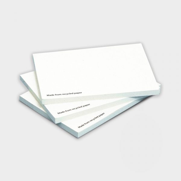 The Green & Good Sticky Notes made from recycled paper. Practical for office use, made in the UK. 50 sheets as standard in A7 (100 x 75mm).