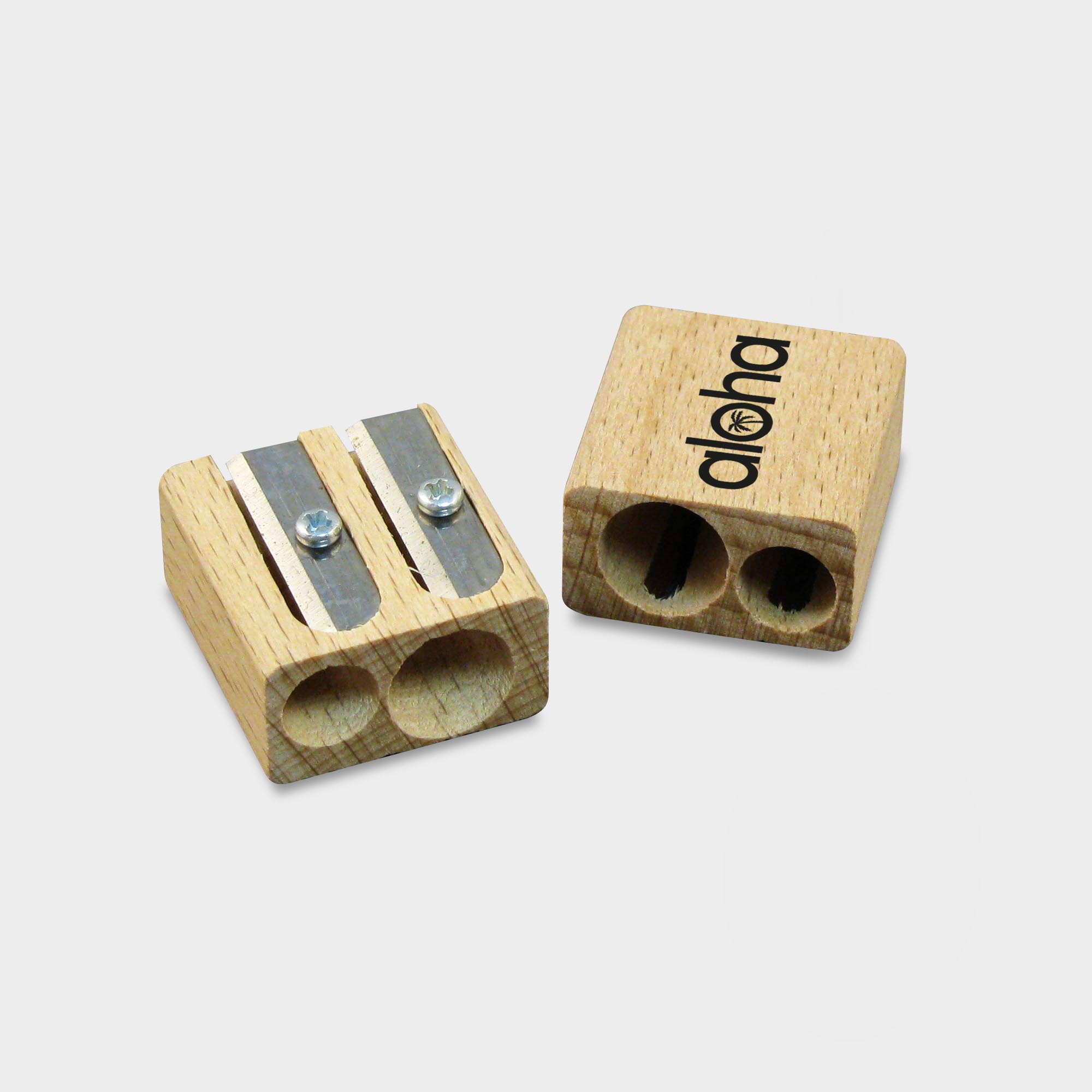 The Green & Good Double Pencil Sharpener is made from sustainable wood. Comes with a high-quality blade for long-lasting sharpening. Made in Germany from sustainable beech wood.