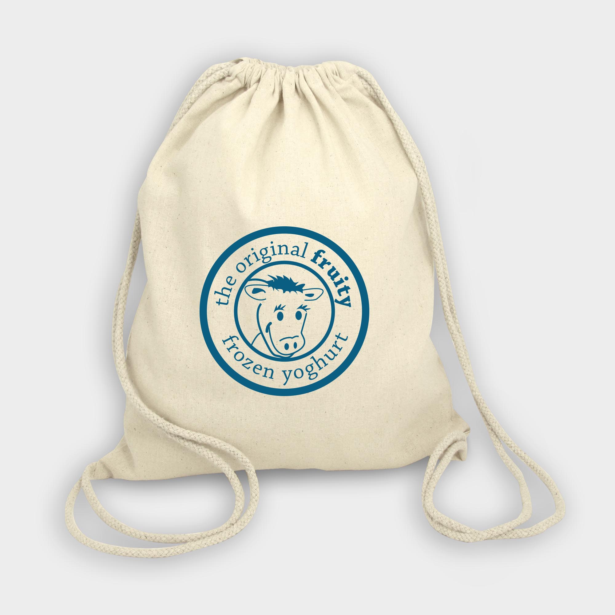 The Green & Good Columbia Cotton Backpack is made from Oekotex 100 certified unbleached cotton. Great as a cotton kids or sports backpack, it can be printed both sides. Natural drawstring rope handles as standard.  120gsm cotton.